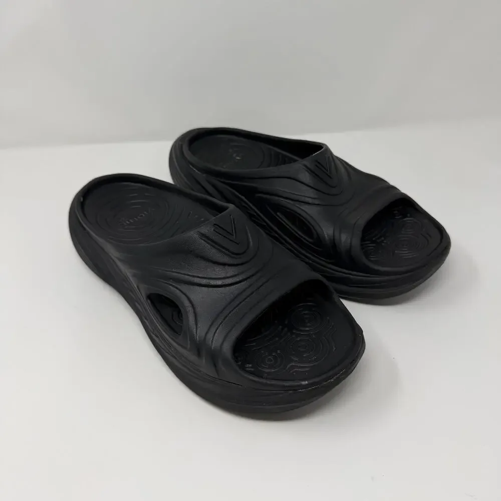Vionic Black Recovery Slide Sandals Women’s 10 Wide / Men 8